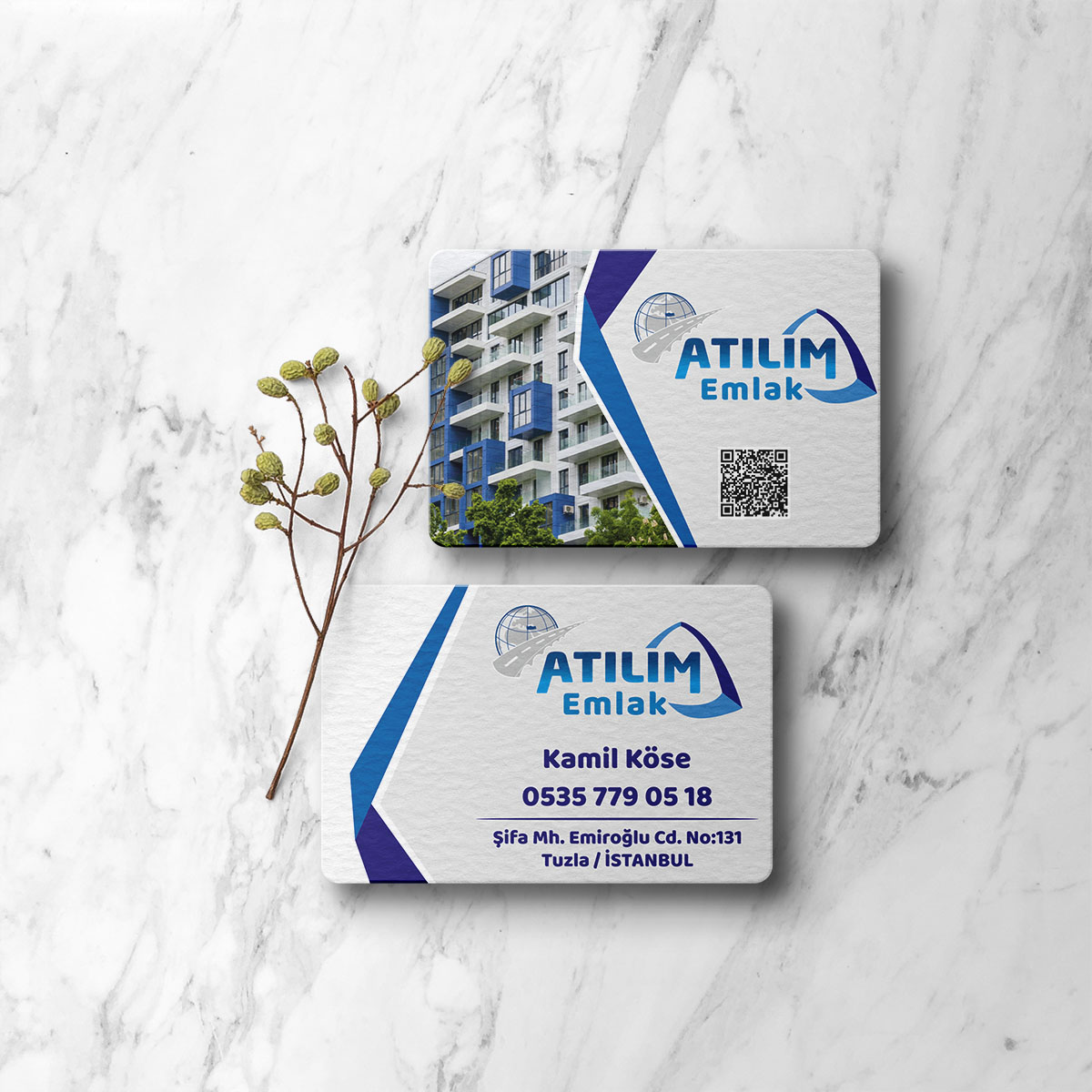 Tual Sıvamalı Kartvizit